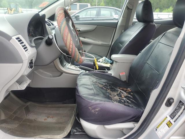 2T1BU4EE6AC284394 - 2010 TOYOTA COROLLA BASE SILVER photo 7
