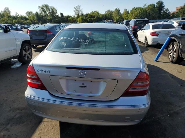 WDBRF61J74A552903 - 2004 MERCEDES-BENZ C 240 SILVER photo 6