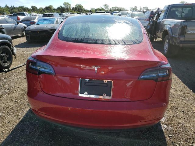 5YJ3E1EA4MF081582 - 2021 TESLA MODEL 3 RED photo 6