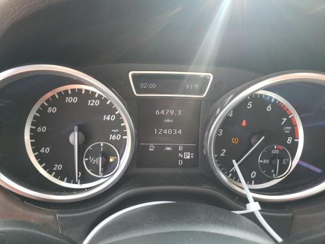 4JGDA5HB2CA086939 - 2012 MERCEDES-BENZ ML 350 4MATIC BLACK photo 9