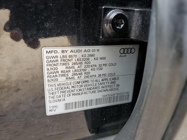 WA1VAAF76HD011161 - 2017 AUDI Q7 PRESTIGE 黑色 照片 13