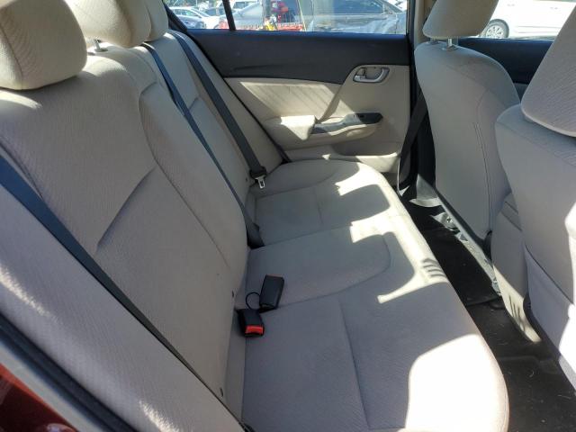19XFB2F55DE290459 - 2013 HONDA CIVIC LX MAROON photo 10