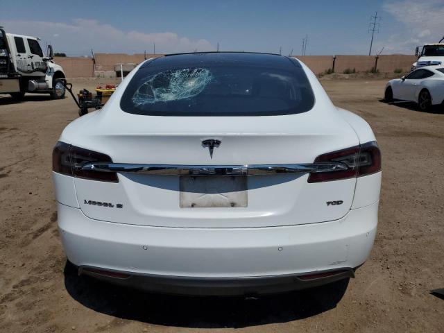 5YJSA1E28GF120436 - 2016 TESLA MODEL S Blanc photo 6