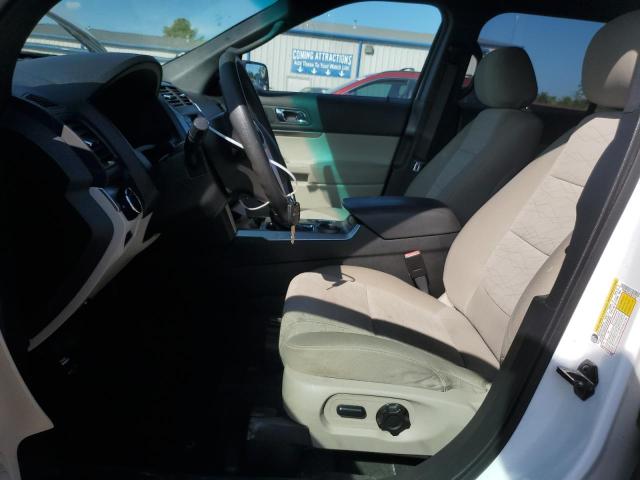 1FM5K7B8XEGB74129 - 2014 FORD EXPLORER WHITE photo 7
