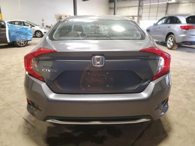 2HGFC2F65LH594059 - 2020 HONDA CIVIC LX GRAY photo 6