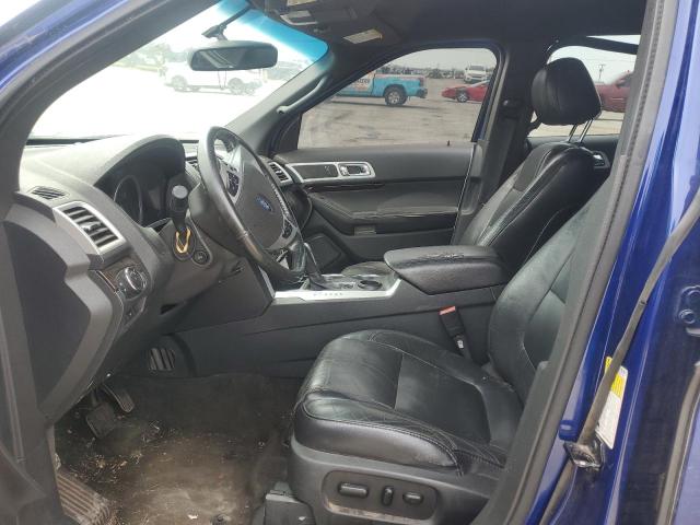 1FM5K7F80DGA21705 - 2013 FORD EXPLORER LIMITED BLUE photo 7