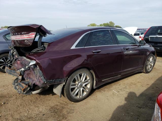 3LN6L2GK4DR820944 - 2013 LINCOLN MKZ MAROON photo 3