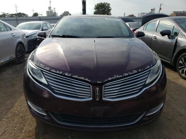 3LN6L2GK4DR820944 - 2013 LINCOLN MKZ MAROON photo 5