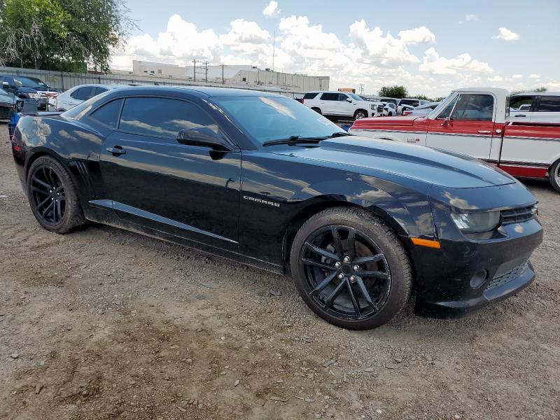 2G1FD1E30F9199386 - 2015 CHEVROLET CAMARO LT BLACK photo 4