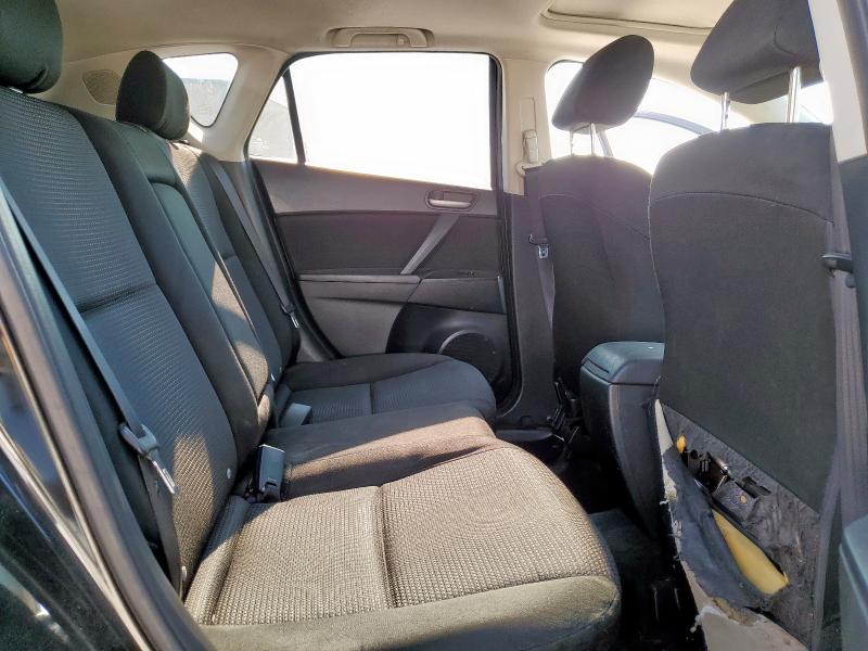 JM1BL1L77D1720040 - 2013 MAZDA 3 I BLACK photo 10