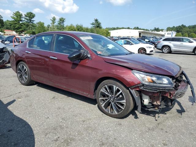 1HGCR2F50FA231454 - 2015 HONDA ACCORD SPORT RED photo 4