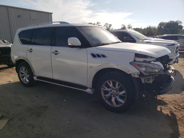 JN8AZ2NFXE9552289 - 2014 INFINITI QX80 WHITE photo 4