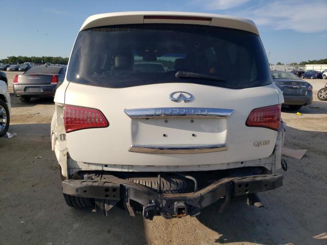 JN8AZ2NFXE9552289 - 2014 INFINITI QX80 WHITE photo 6