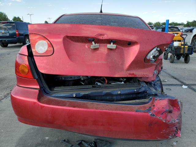 1NXBR32E94Z241137 - 2004 TOYOTA COROLLA CE წითელი ფოტო 6