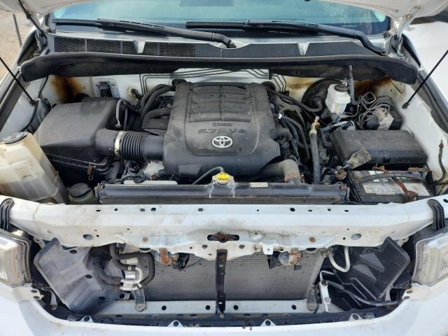 5TFUY5F15CX230443 - 2012 TOYOTA TUNDRA DOUBLE CAB SR5 WHITE photo 11
