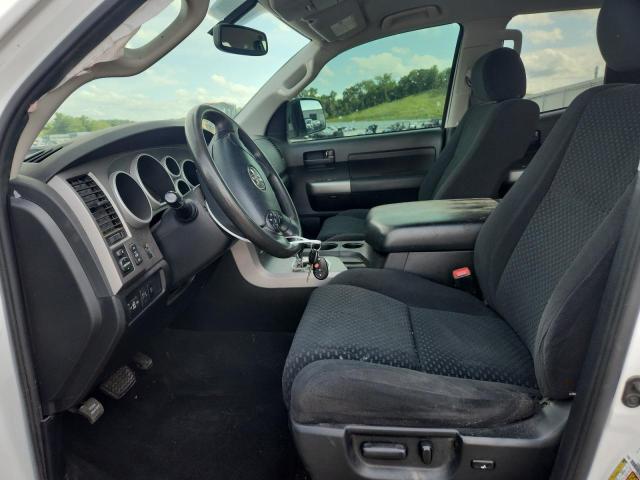 5TFUY5F15CX230443 - 2012 TOYOTA TUNDRA DOUBLE CAB SR5 WHITE photo 7
