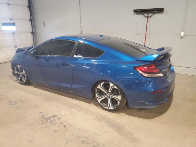 2HGFG4A54FH100695 - 2015 HONDA CIVIC SI BLUE photo 2