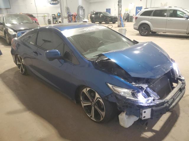 2HGFG4A54FH100695 - 2015 HONDA CIVIC SI BLUE photo 4