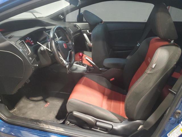 2HGFG4A54FH100695 - 2015 HONDA CIVIC SI BLUE photo 7