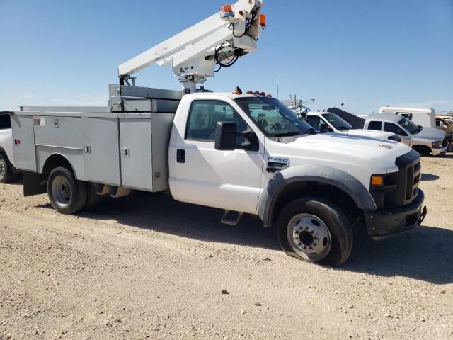 1FD4F46Y38EB87135 - 2008 FORD F450 SUPER DUTY WHITE photo 4