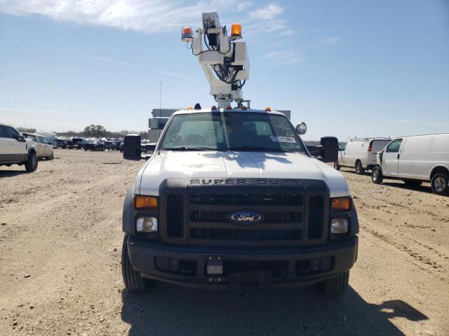 1FD4F46Y38EB87135 - 2008 FORD F450 SUPER DUTY WHITE photo 5