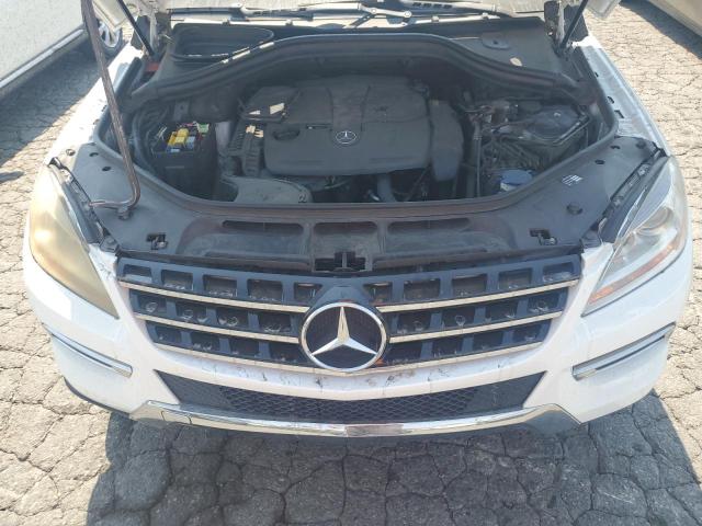 4JGDA5HB7EA282359 - 2014 MERCEDES-BENZ ML 350 4MATIC WHITE photo 12