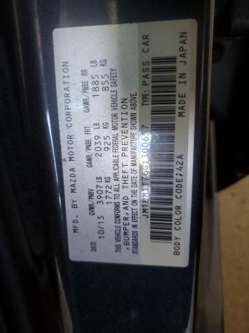 JM1BM1T76G1300657 - 2016 MAZDA 3 SPORT 灰色 照片 12