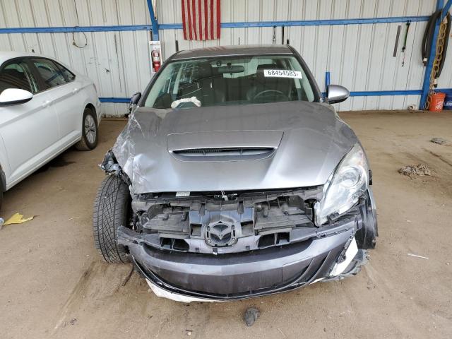 JM1BL1L40C1528835 - 2012 MAZDA SPEED 3 GRAY photo 5