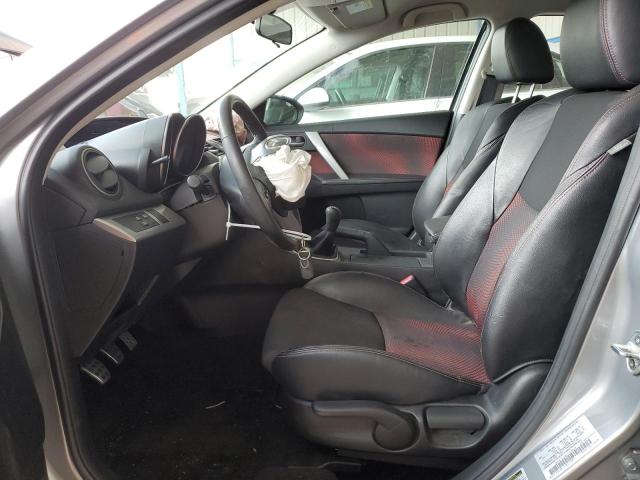 JM1BL1L40C1528835 - 2012 MAZDA SPEED 3 GRAY photo 7