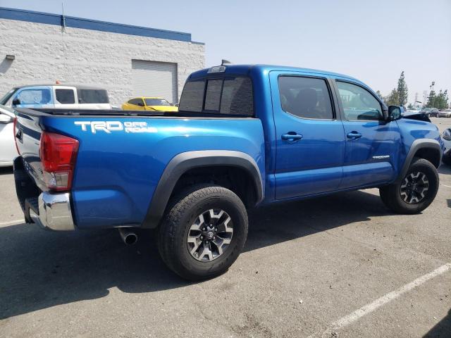 3TMAZ5CN7GM023216 - 2016 TOYOTA TACOMA DOUBLE CAB BLUE photo 3