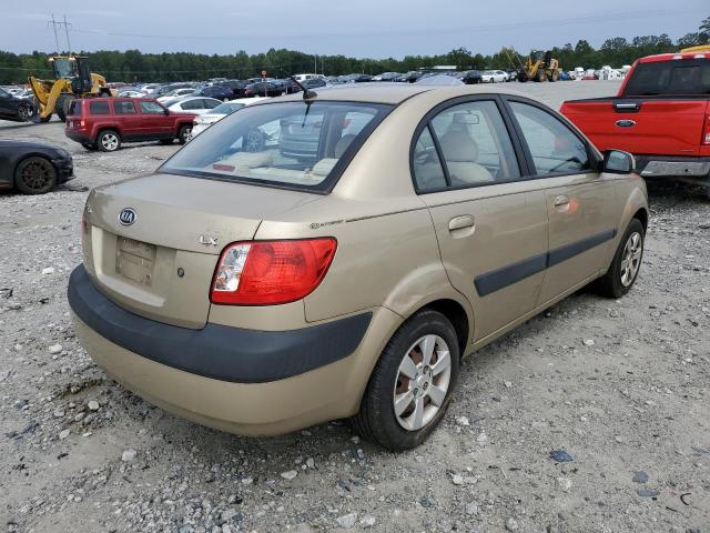 KNADE123X76211159 - 2007 KIA RIO BASE GOLD photo 3