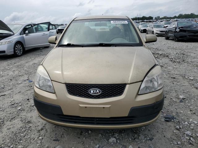 KNADE123X76211159 - 2007 KIA RIO BASE GOLD photo 5