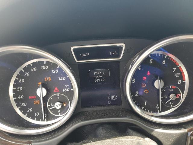 4JGDA5HB3FA497593 - 2015 MERCEDES-BENZ ML 350 4MATIC WHITE photo 9