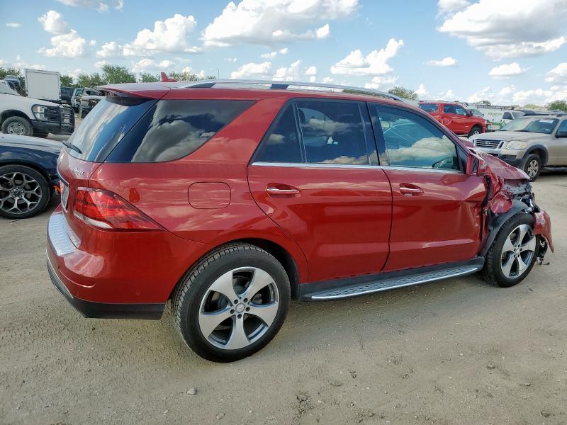 4JGDA5HBXHA858353 - 2017 MERCEDES-BENZ GLE 350 4MATIC BURGUNDY photo 3