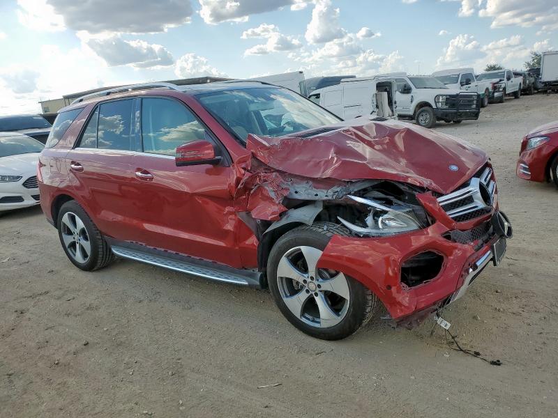 4JGDA5HBXHA858353 - 2017 MERCEDES-BENZ GLE 350 4MATIC BURGUNDY photo 4