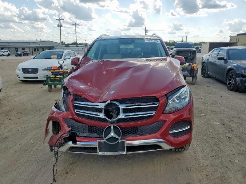 4JGDA5HBXHA858353 - 2017 MERCEDES-BENZ GLE 350 4MATIC BURGUNDY photo 5