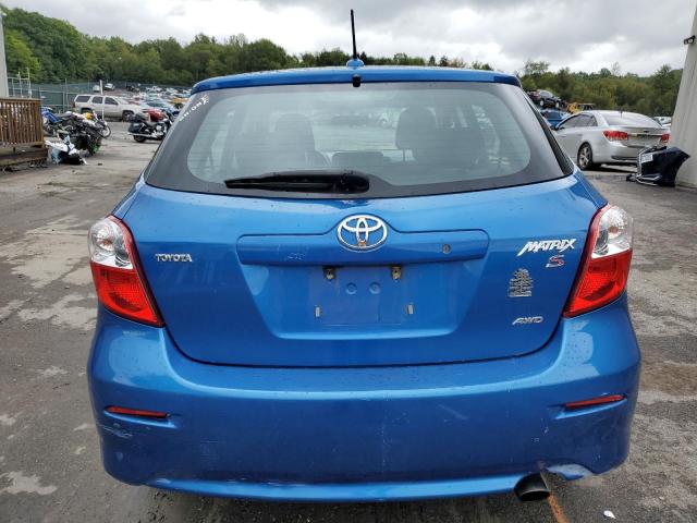 2T1LE40E99C009865 - 2009 TOYOTA COROLLA MA S BLUE photo 6