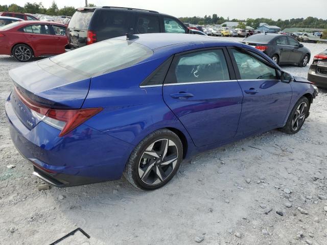 KMHLN4AJ9PU034479 - 2023 HYUNDAI ELANTRA LIMITED BLUE photo 3