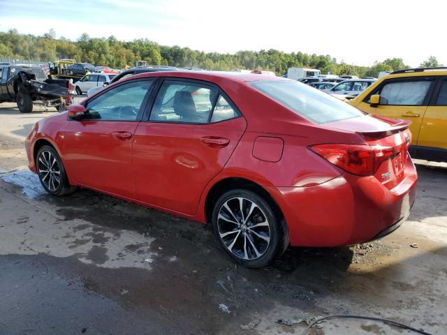 2T1BURHE4HC958979 - 2017 TOYOTA COROLLA L RED photo 2