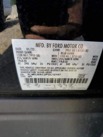 5LM5J0XC2PGL12107 - 2023 LINCOLN AVIATOR შავი ფოტო 14