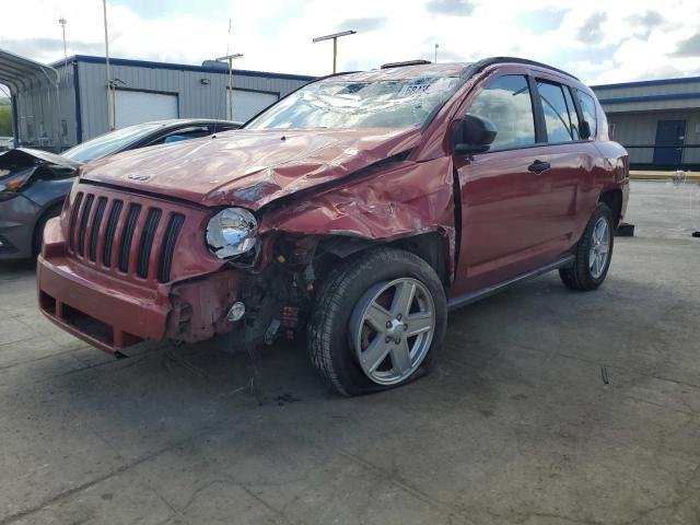 1J8FT47W57D221835 - 2007 JEEP COMPASS MAROON photo 1