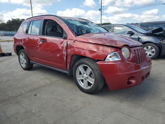 1J8FT47W57D221835 - 2007 JEEP COMPASS MAROON photo 4