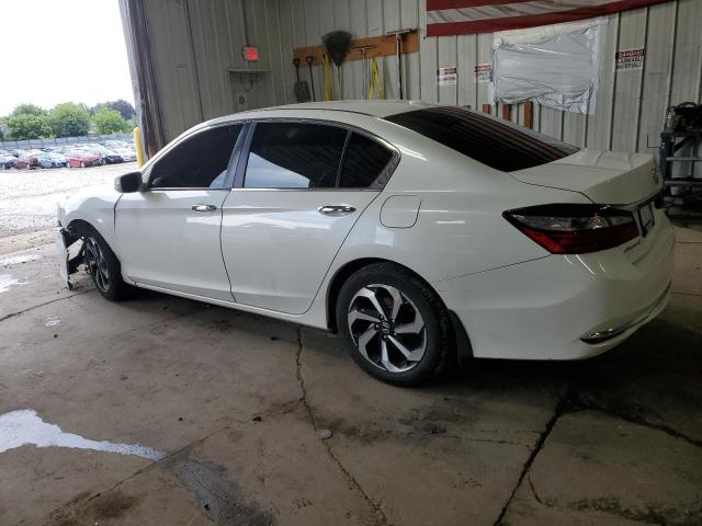 1HGCR2F88HA064225 - 2017 HONDA ACCORD EXL WHITE photo 2