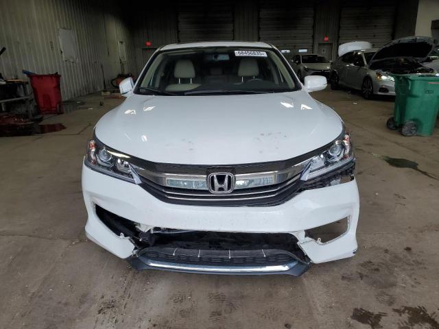 1HGCR2F88HA064225 - 2017 HONDA ACCORD EXL WHITE photo 5