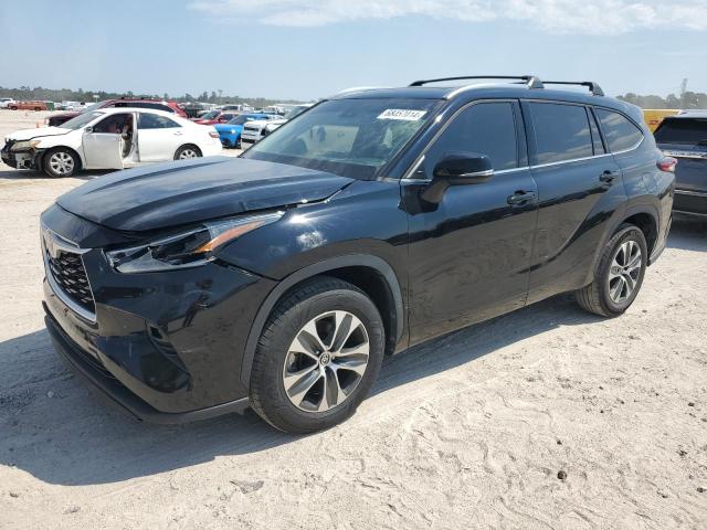 5TDGZRAHXMS089284 - 2021 TOYOTA HIGHLANDER XLE BLACK photo 1