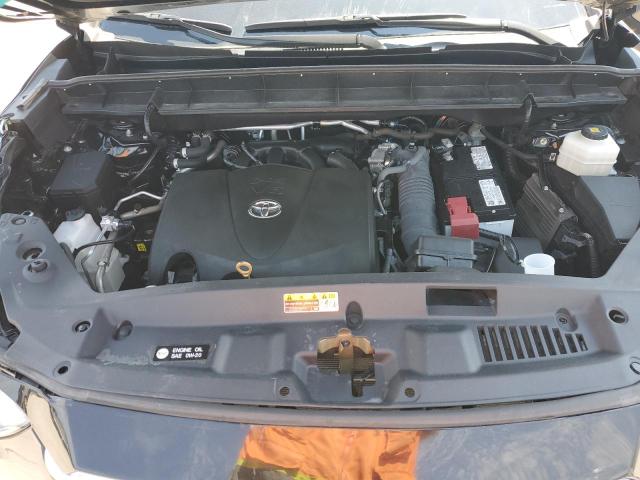 5TDGZRAHXMS089284 - 2021 TOYOTA HIGHLANDER XLE BLACK photo 12