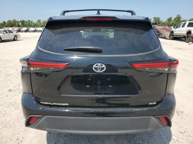 5TDGZRAHXMS089284 - 2021 TOYOTA HIGHLANDER XLE BLACK photo 6