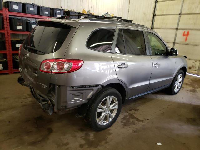 5XYZHDAG0BG041891 - 2011 HYUNDAI SANTA FE SE GRAY photo 3