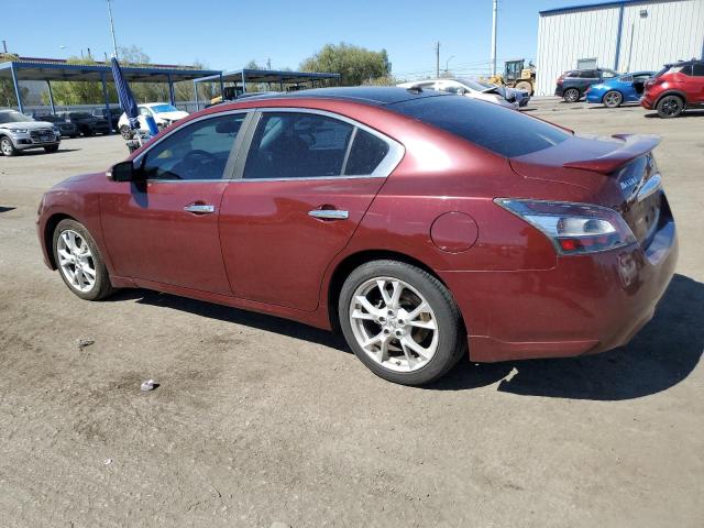 1N4AA5AP0DC842213 - 2013 NISSAN MAXIMA S BURGUNDY photo 2