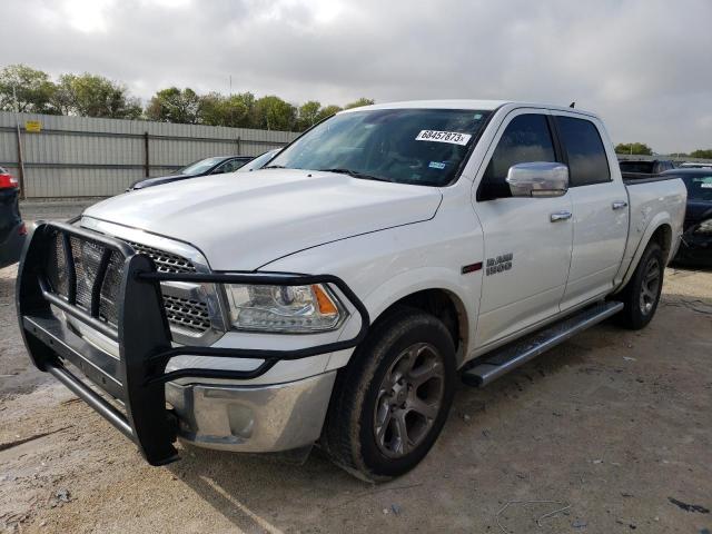 1C6RR7NM0JS255844 - 2018 RAM 1500 LARAMIE WHITE photo 1